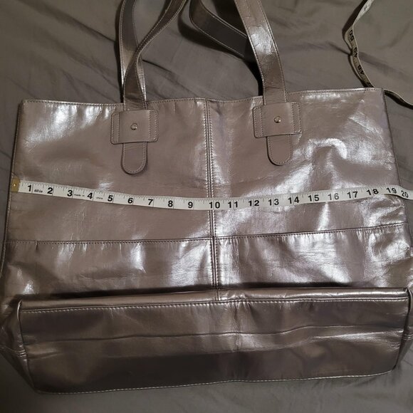 DKNY Silver Tote Bag, Gray / Silver - Picture 3 of 6
